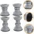 Housoutil 4pcs Anti Vibration Pads for Washing Machine, Washer Leg Stabilizer Support