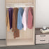 Slideep Adjustable Closet Storage Shelves, Stainless Steel Expandable Organizer System for School Locker