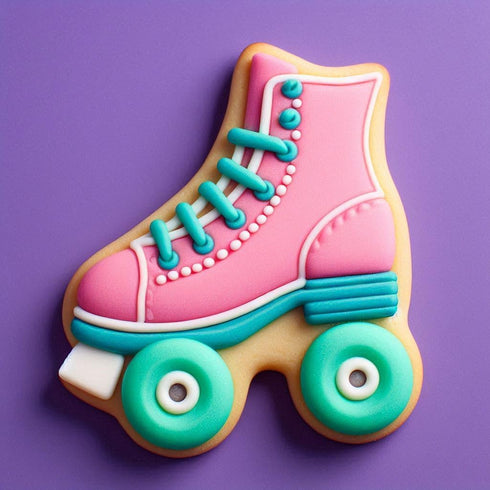 Vintage Roller Skate Cookie Cutter - 3.75 Inch from The Cookie Cutter Shop - Tin Plated Steel, Made in the USA