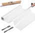 Silicone Baking Mat Roll with 2 Spatulas Set, 12IN x 8FT Non-Slip Pastry Mat, Reusable Oven Liner