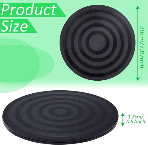 8 inch 360 (1 Cinvo Turntable Rotating Caster Spinner Non Skid Lazy Susan Heavy Duty Rotating Swivel Stand for Model