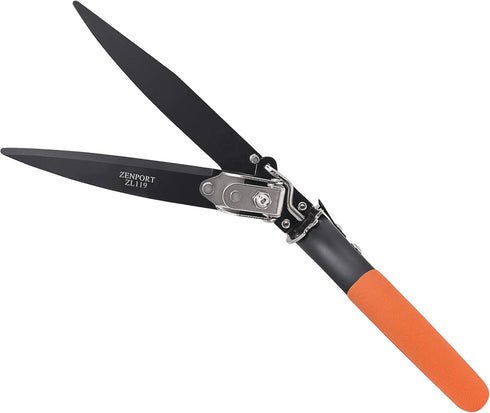 Zenport Grass Shears ZL119, Adjustable Heavy Duty Landscape Grass Shears, Twin 4.5-Inch Carbon Steel Blades