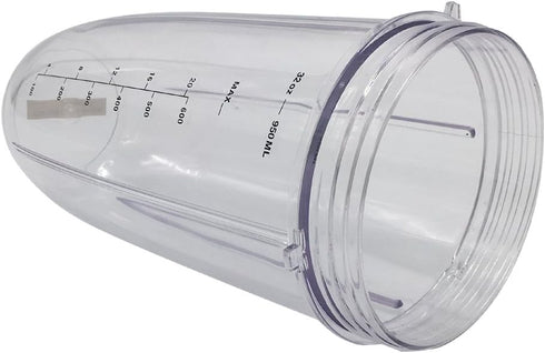 JOYSATR 32oz Cup with Flip Top To-Go Lid & Blade Replacement Set for NutriBullet Blender