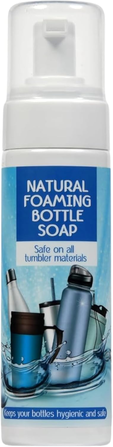 Natural Foaming Bottle Soap 200ml | Safe for Stainless Steel, Plastic &