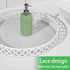 EKNITEY 11 Inch Bathroom Tray for Counter - White Decorative Vanity Organizer Storage Tray for Cosmetics and Perfume