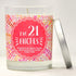 21st Birthday Gift for Her | Funny Scented Candle for Daughter, BFF, Sister - Tropical Fruit, Spice, Vanilla
