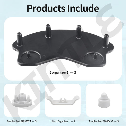 Stand Mixer Attachment Holders/Base Accessories Cradle for Kitchenaid Mixer Organizer - 4.5QT/5QT/6QT, Durable Plastic