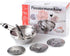 Rotary Food Mill Potato Ricer with 3 Disks, Great for Puree or Soups, Stainless Steel 2-Quart Kitchen Mill, Easy Clean