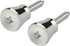 WPW10661886 Refrigerator Door Handle Mount Screw - Suitable for Whirlpool W10661886, 2 PCS