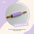 Small Rolling Pin for Kids, Non-Stick Silicone Surface with Wooden Handles for Play Dough and Baking Rolling Pin (Light