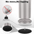 Stain Nickel Toilet Brush and HolderExtra Long Handled Toilet Brush for BathroomStainless Steel Heavy Duty Toilet Bowl