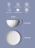 Set, Set, Set 6 (8 oz)- Amazingware Royal Tea Cups and Saucers, with Gold Trim and Gift Box, British Coffee Cups, Tea