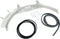 ForeverPRO WE49X20697 GE Dryer Bearing Kit - Includes Belt, Felt, Guide Slides, and Support Slides