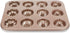 Beasea Nonstick Donut Baking Pans, 1 Pack 12 Cavity Carbon Steel Mini Donut Mold for Baking