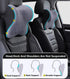 Car Neck Pillow for Neck Pain Relief and Cervical Support,Memory Foam Car Pillow for Car Seat with Adjustable Strap