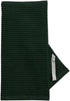 Dark Green Kitchen Hand Dish Towels, 100% Cotton Cloth, Set of 3 Multipurpose, 18" x 28"