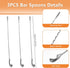 3 12 Inch PCS Bar Spoon, Stirring Spoons, Cocktail Spoon, Drink Stirrer, Mixing Spoon Spiral Pattern Stainless Steel
