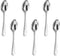 KEAWELL Premium Louise Demitasse Espresso Spoons, 18/10 Stainless Steel, Dishwasher Safe (4.7 inches, 6)