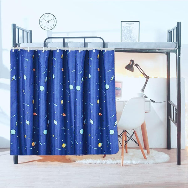 JIAHG Bunk Bed Curtains for Students Dormitory - Single Bed Tent Curtain, Blackout Cloth, Mosquito Protection