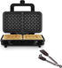 Mini Easy-Grip Waffle Tongs Holder, Non-Slip Handle, Black