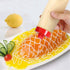 FILFEEL 4-Hole Squeeze Type Sauce Bottle, Resin for Ketchup, Jam, Mayonnaise, Olive Oil, Yellow/Red