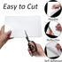 BBTO 9 Pieces Adhesive Craft Mirrors, 6 x 9 Inches, 6 x 6 Inches, Flexible Self Adhesive Non-Glass Plastic Wall Stickers