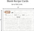 Recipe Cards 4x6: Set of 100 with 8 Category Dividers for Your Culinary Creations