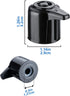 Steam Release Handle for Instant Pot 3, 5, 6, 8 Qt, Pressure Cooker Valve Replacement Part Accessories