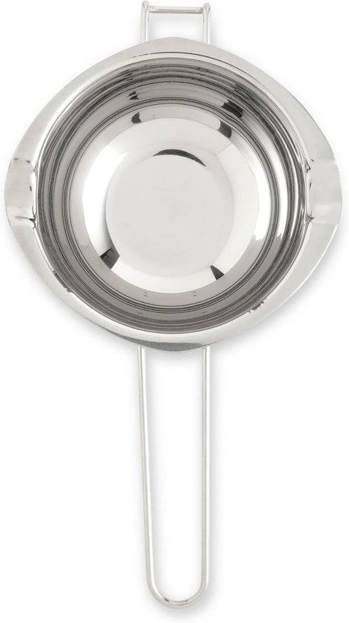 Mrs. Anderson’s Baking Chocolate Melting Pot with Pour Spouts, Heavyweight Stainless Steel, 2.5-Cup Capacity