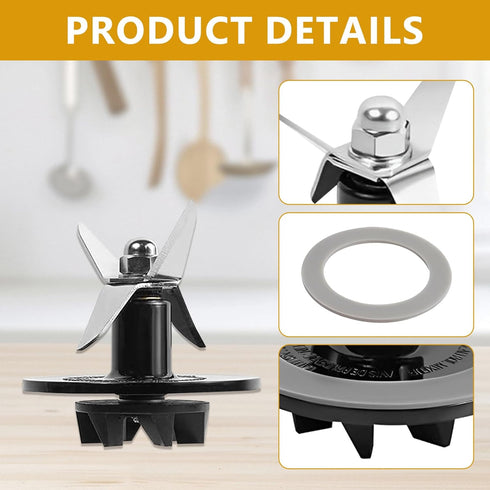 Replacement Parts Blender Blade Assembly, 2 Pieces Gaskets for Cuisinart CBT-500, SB5600, CB600