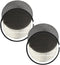HQRP 2-Pack LV-H132-RF Replacement Filter for LEVOIT LV-H132 Air Purifier, 3-in-1 HEPA Activated Carbon Filter Set