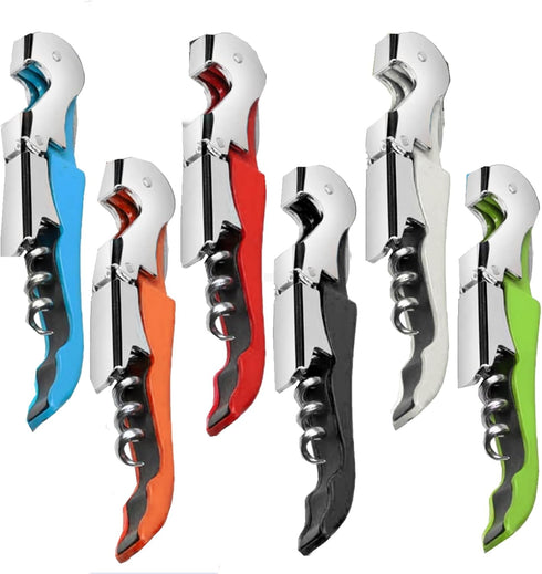 6 Pieces wine key wine opener Stainless wine bottle opener Fold Serrated