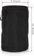 Clothespin Bag Hanging Clothesline Peg Organizer Storage Bags, Dust-proof (Black)