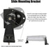 LED Light Bar Side Mounting Bracket Base Mounting Universal Bracket Kit for 7 to 52 inch Light Bar (2PCS)