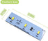 SW-BX02B LED Light, 8 Pcs, for Magic Chef Refrigerator, DC 12V, Advanced Waterproof Coating, Compatible with Frigidaire FET1222UW,FFET1222UB,FFET1222UV,FFET1022UV,FFET1022UB,FFET1022UW by Follde
