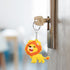 40 Pack Cute Roar Lion Keychains for Wild Animal Party Favors, Safari Animal Party Favors, Baby Shower Return Gifts