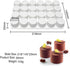 24 Cavity Cylinder Silicone Cake Mold For Cookies Making 3D Handmade Kitchen Reuse Baking Tools Decorating Mousse (B_ Cylinder) by mostsom