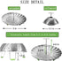 Veggie Steamer Basket, Stainless Steel Folding Vegetable Steamer Insert, Expandable for Various Size Pots (5.5" to 9")