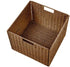 Trademark Innovations Foldable Storage Basket with Iron Wire Frame (Set of 2)