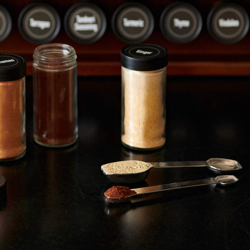 AllSpice Stainless Steel Double Sided Measuring Spoon for Teaspoon and Tablespoon