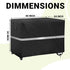 NEWFOM 40 24 32inch) Outdoor Prep Table Cover Heavy Duty Waterproof Bar Cover for Keter Unity XL Portable Cabinet Bar
