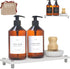 FINESSY Modern Hand and Dish Soap Dispenser Set for Kitchen Counter with