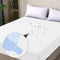 California King Mattress Protector Waterproof, Fitted Sheet Style Breathable Mattress Cover with