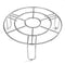 5.5 Inch Cooking Rack, Round Stainless Steel Baking and Cooling Steaming Rack for Air Fryer, Instant Pot