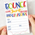 Bounce House or Jumping Party Invitations with Envelopes (20 Count)