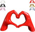 Generic Heart Hands Sculpture Decor, Love Hand Statue Room Decoration, Love Finger Sculpture