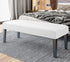 FORCHEER Dining Bench Cover Velvet Slipcover for Living Room Washable Ottoman Cover Seat Protector for Bedroom, Kitchen