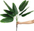 CATTREE 33 inch Tall Artificial Banana Tree, 9 Branches with Brown Leaves, UV Resistant Plastic for Indoor or Outdoor