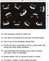 White Tufted Pumpkin Faces Doormat - 18" x 30"
