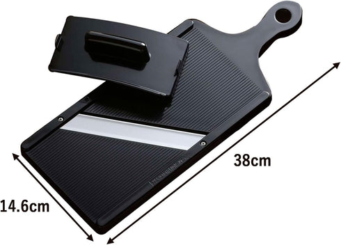 Shimomura Katsu Shop 35950 Cabbage Slicer, Wide (Made in Japan), Sharp for Fluffy Julienne Slices